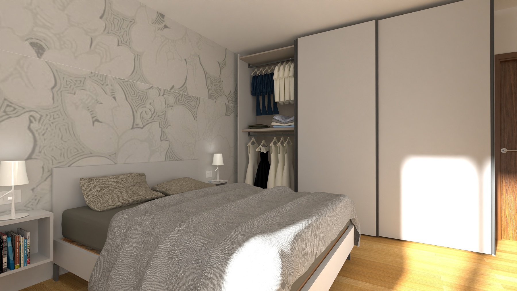 Render (2) camera da letto Mario